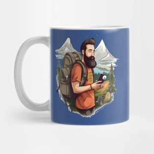 Digital Nomad World Traveler Jetsetter Freelancer Mug